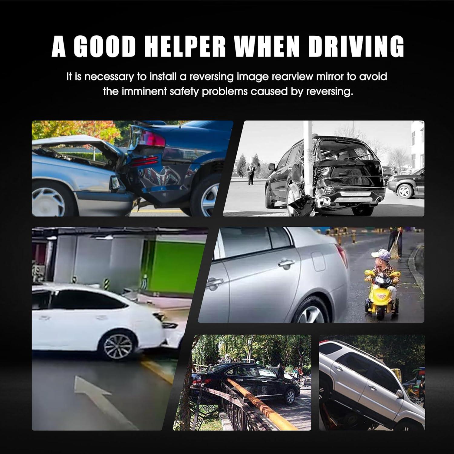 Monitor Retrovisor Tbest 4.3" con Atenuación Automática HD