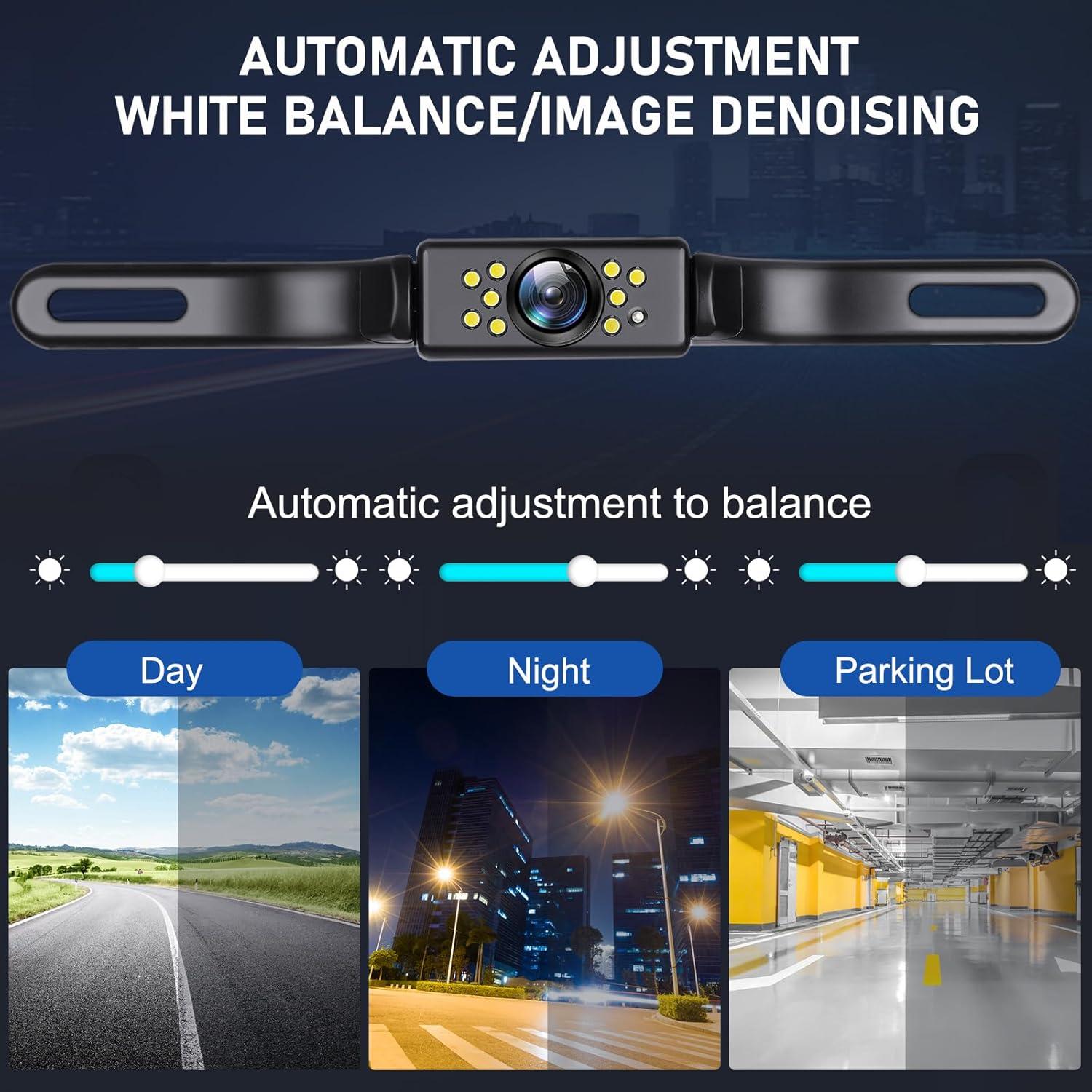 Cámara de Respaldo GLK AHD 1080P con Visión Nocturna IP69K