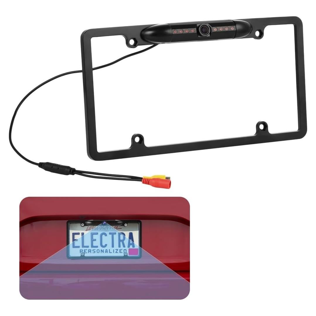 Marco de Placa de Licencia con Cámara de Respaldo Yeesport IP67