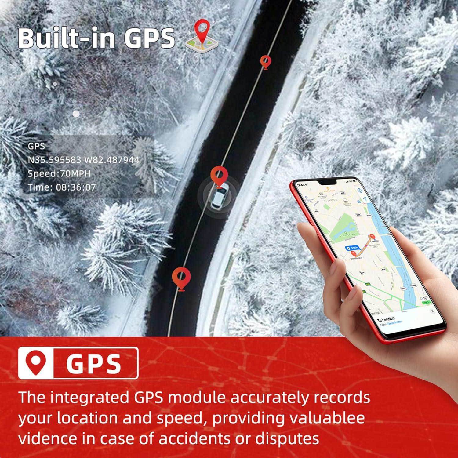 Cámara de Espejo Retrovisor Zunfly 4 Canales FHD 1080P