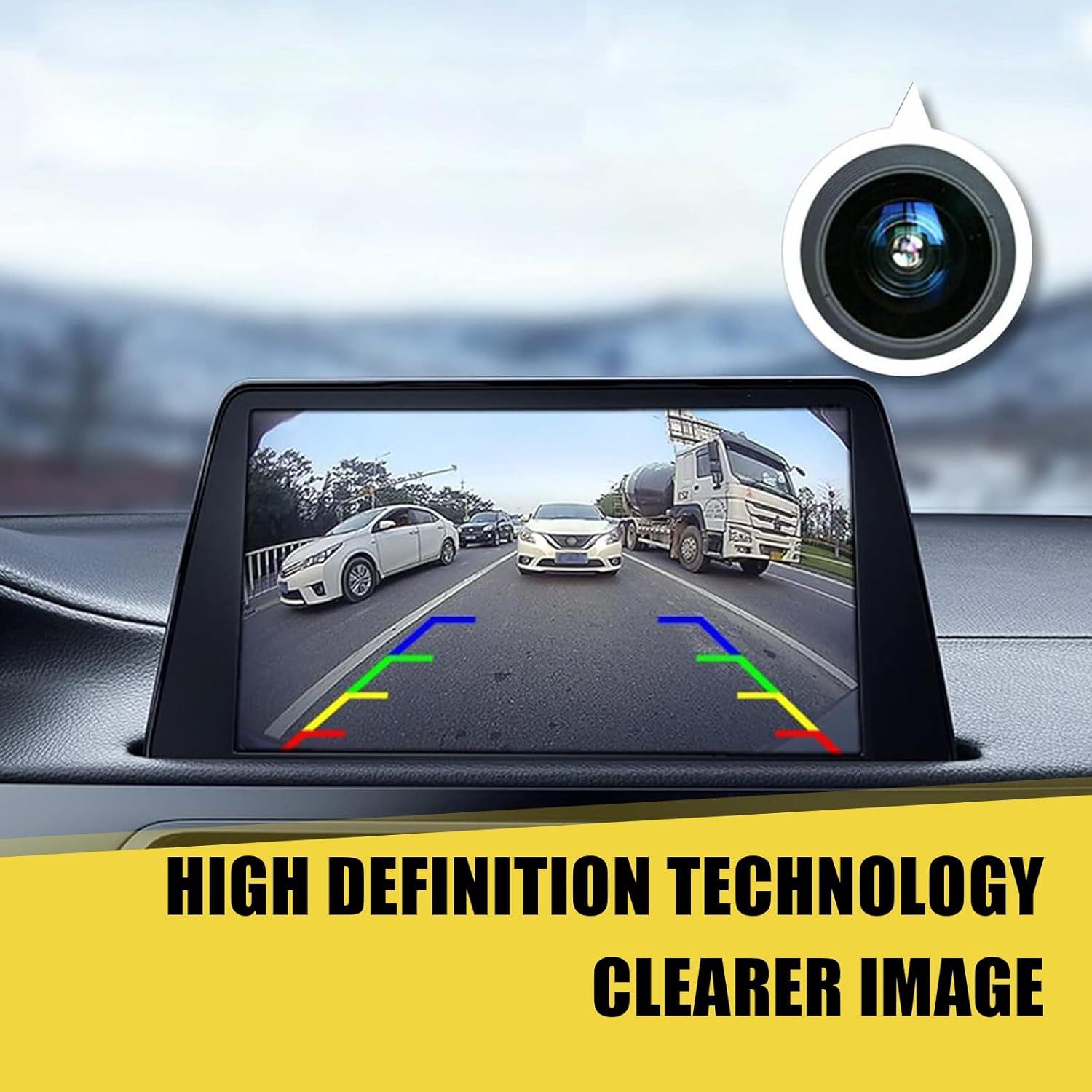 Cámara de Retroceso Yumfugu YUMSXT1000BL, HD 170° IP68