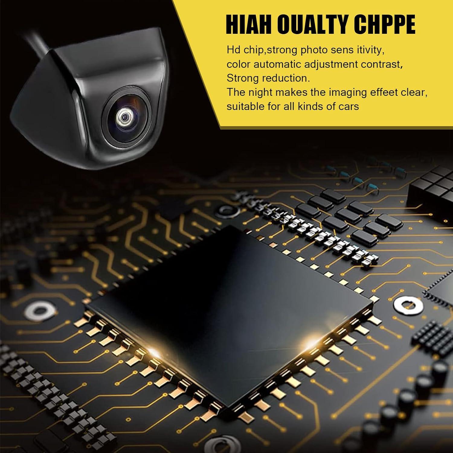 Cámara de Retroceso Yumfugu YUMSXT1000BL, HD 170° IP68