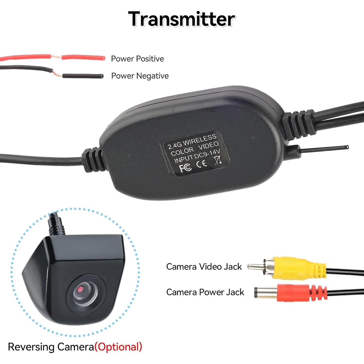 Transmisor Receptor de Video Inalámbrico AUTOXBERT 2.4GHz