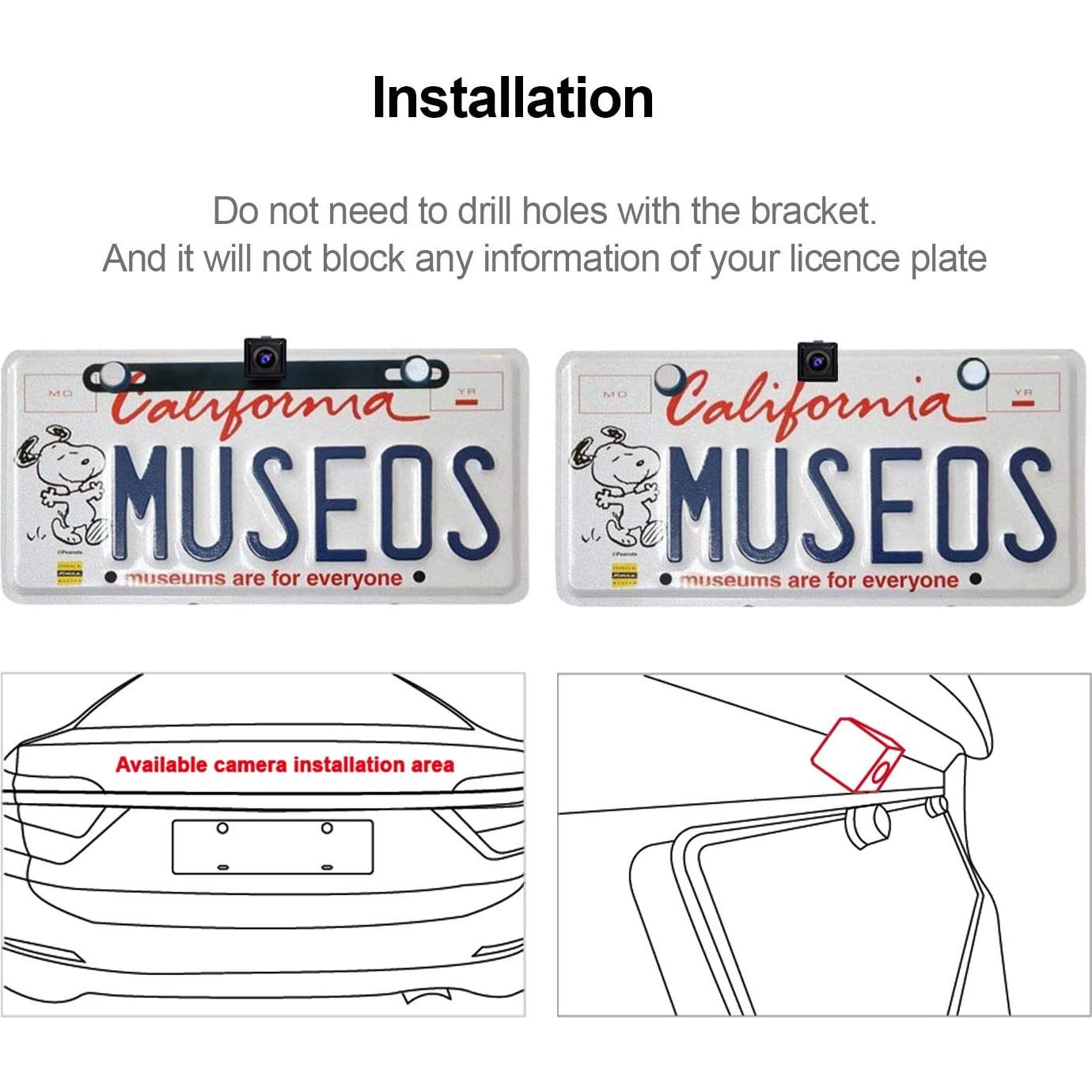 Cámara de visión trasera ATOTO AC-HD02LR 720P HD