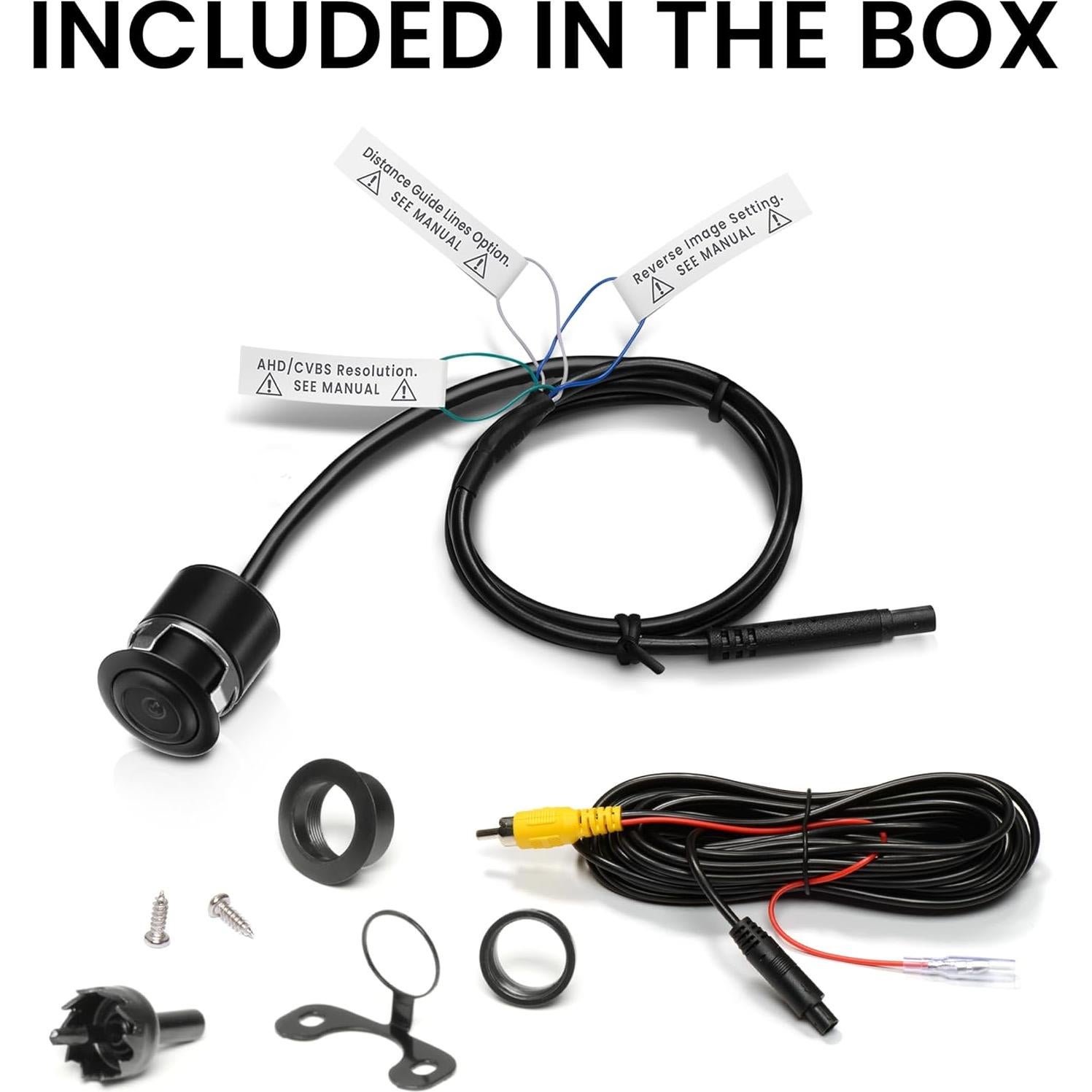 Cámara de Reversa BOSS CAM21 para Automóvil - 170° Ángulo Amplio