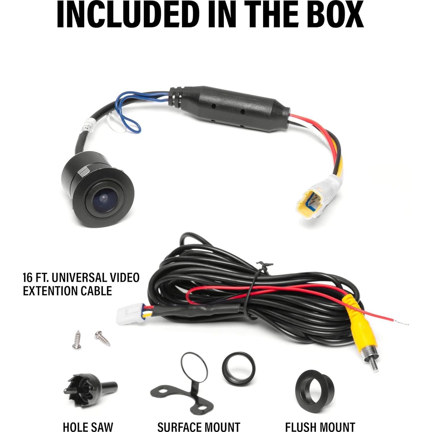 Cámara de Respaldo BOSS POLCAM IPX6 para Polaris RZR