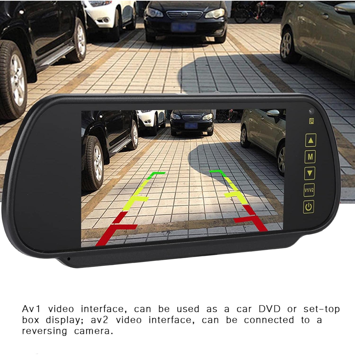 Pantalla LCD de Coche Wendry 7" con Cámara de Reversa