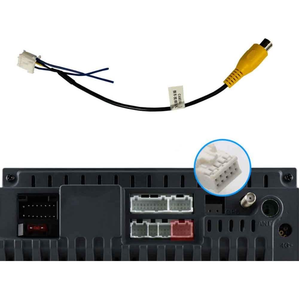 Cable de Cámara de Respaldo Bestycar para Radio Android 16 Pines