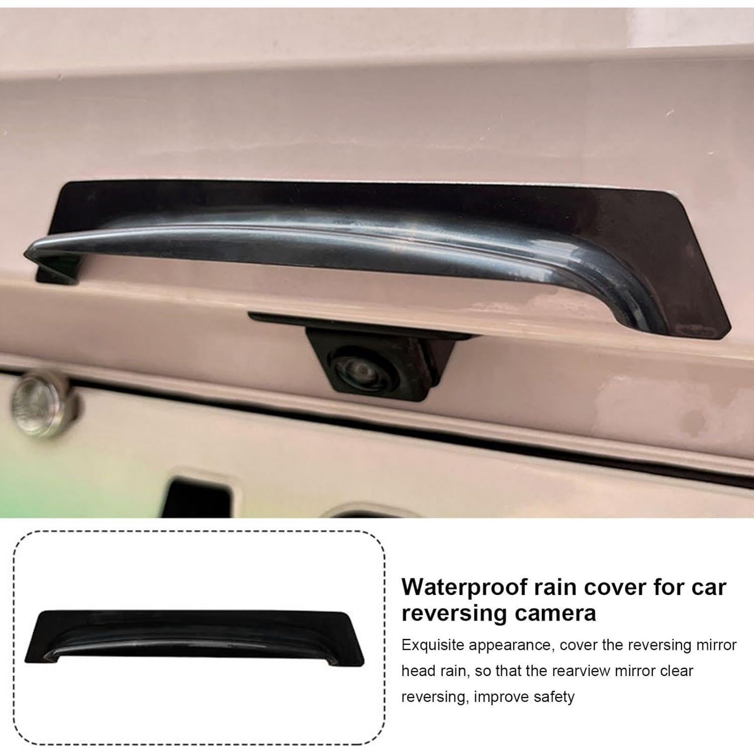 Cubierta Antilluvia para Cámara de Reversa Genérico 14.5x2.5cm