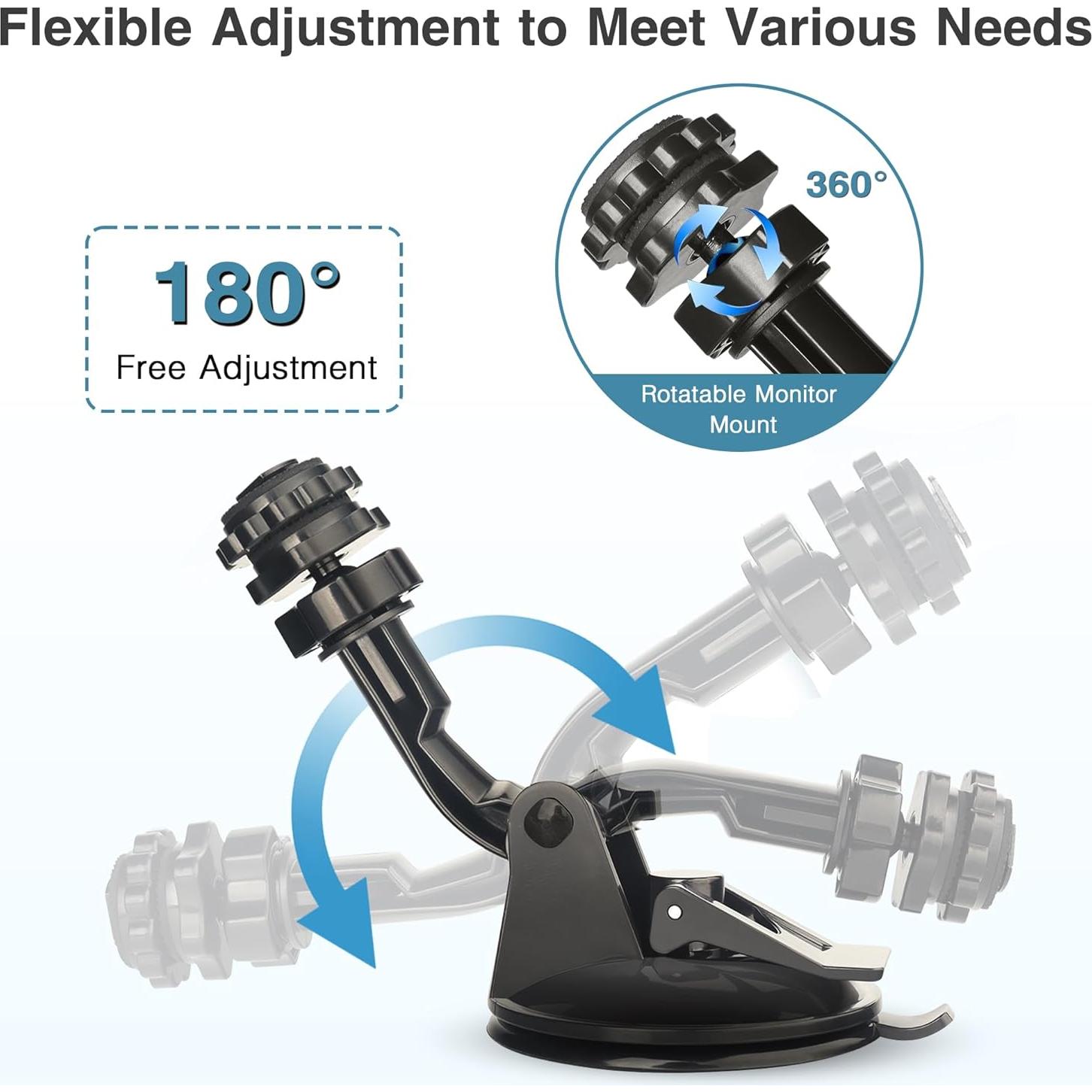Soporte de Monitor de Cámara de Respaldo Gonifeto 7-9" Ajustable