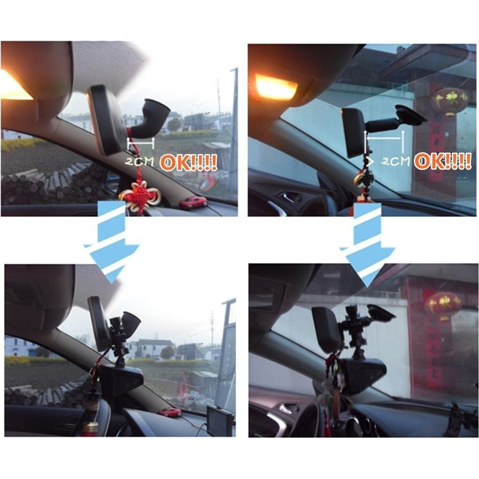 Soporte de cámara para espejo retrovisor iSaddle CH02D