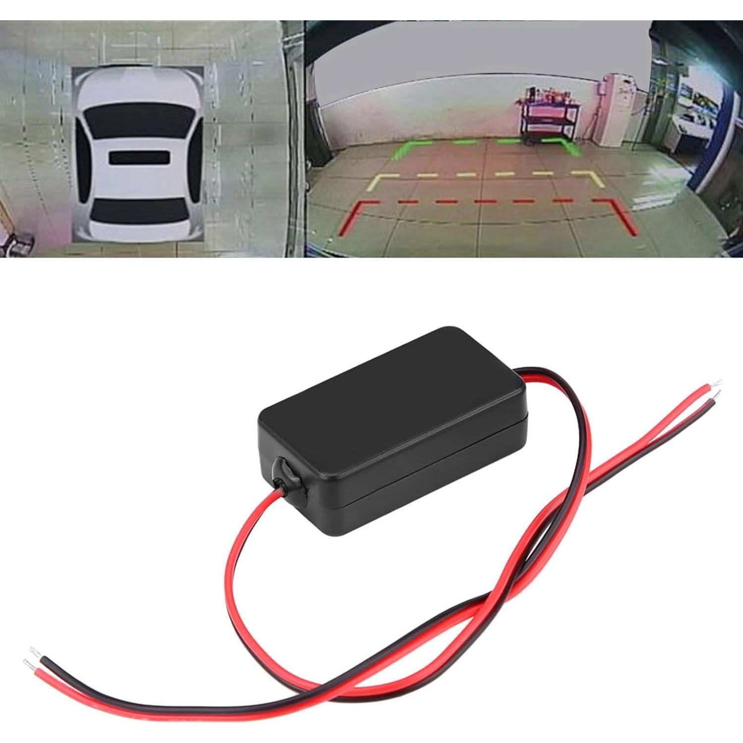 Filtro Rectificador de Potencia 12V DC para Cámara de Reversa