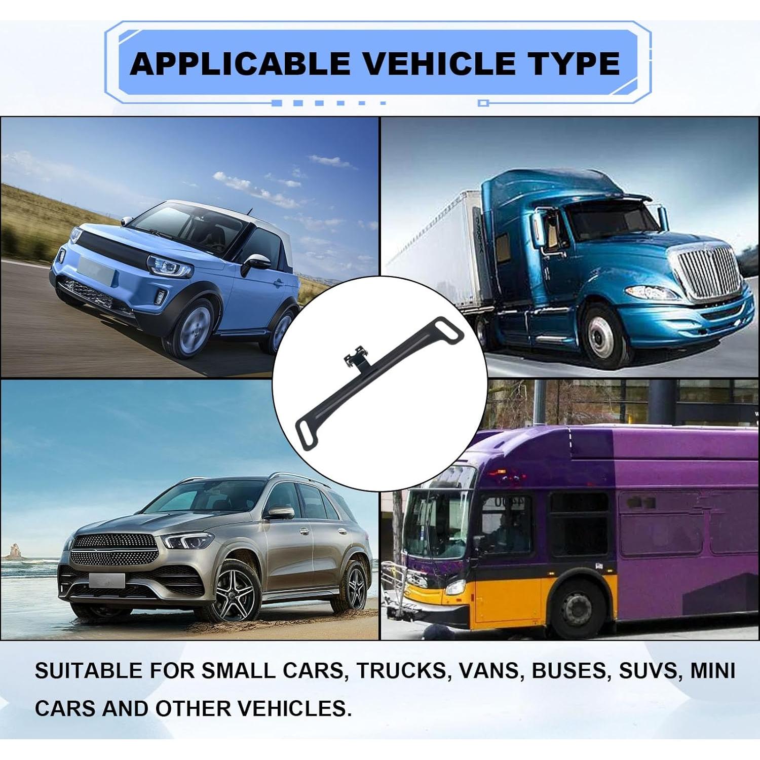 Soporte de Placa de Licencia Vrasly para Cámara de Reversa