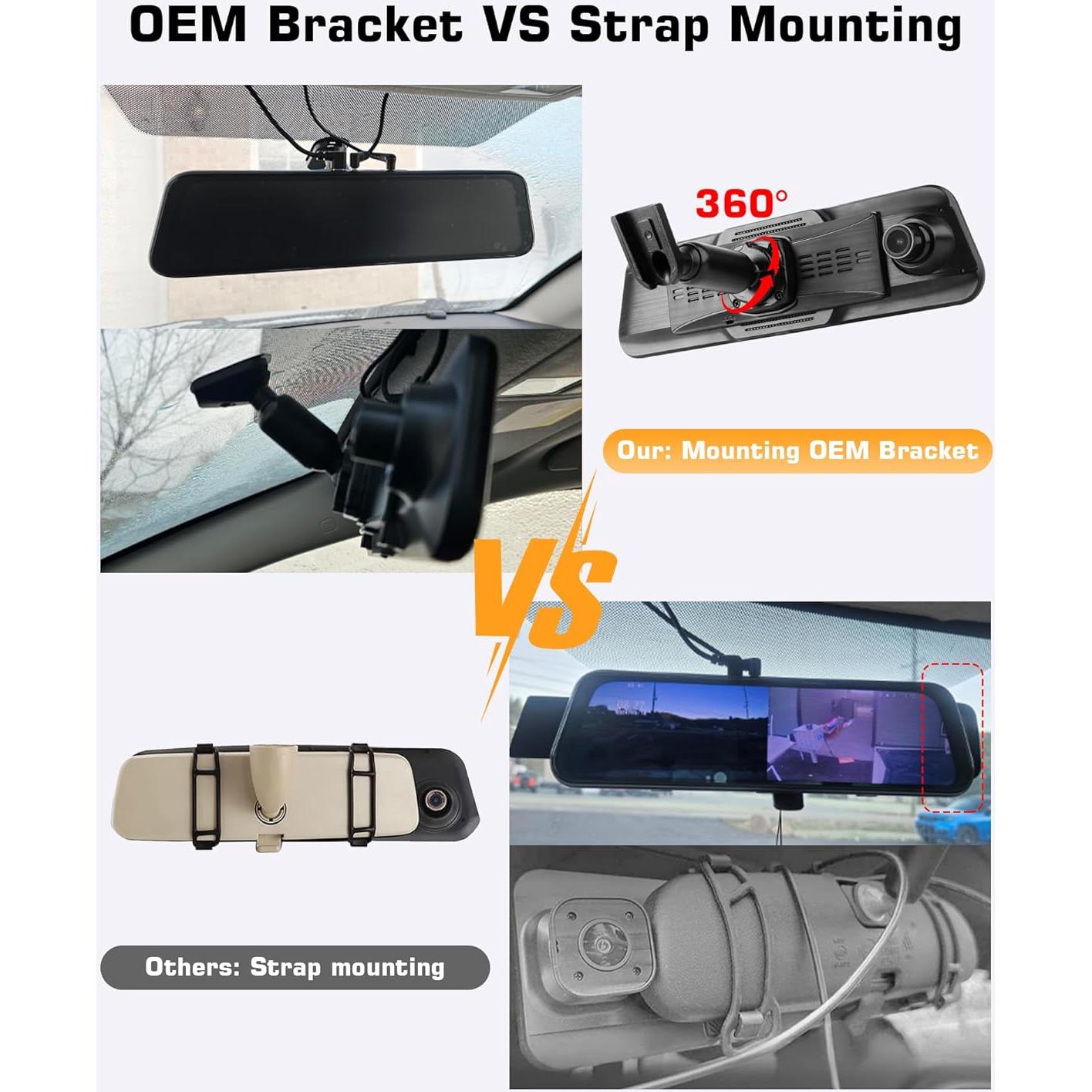 Soporte OEM Jansite para Cámara de Espejo T30 - Montaje Firme