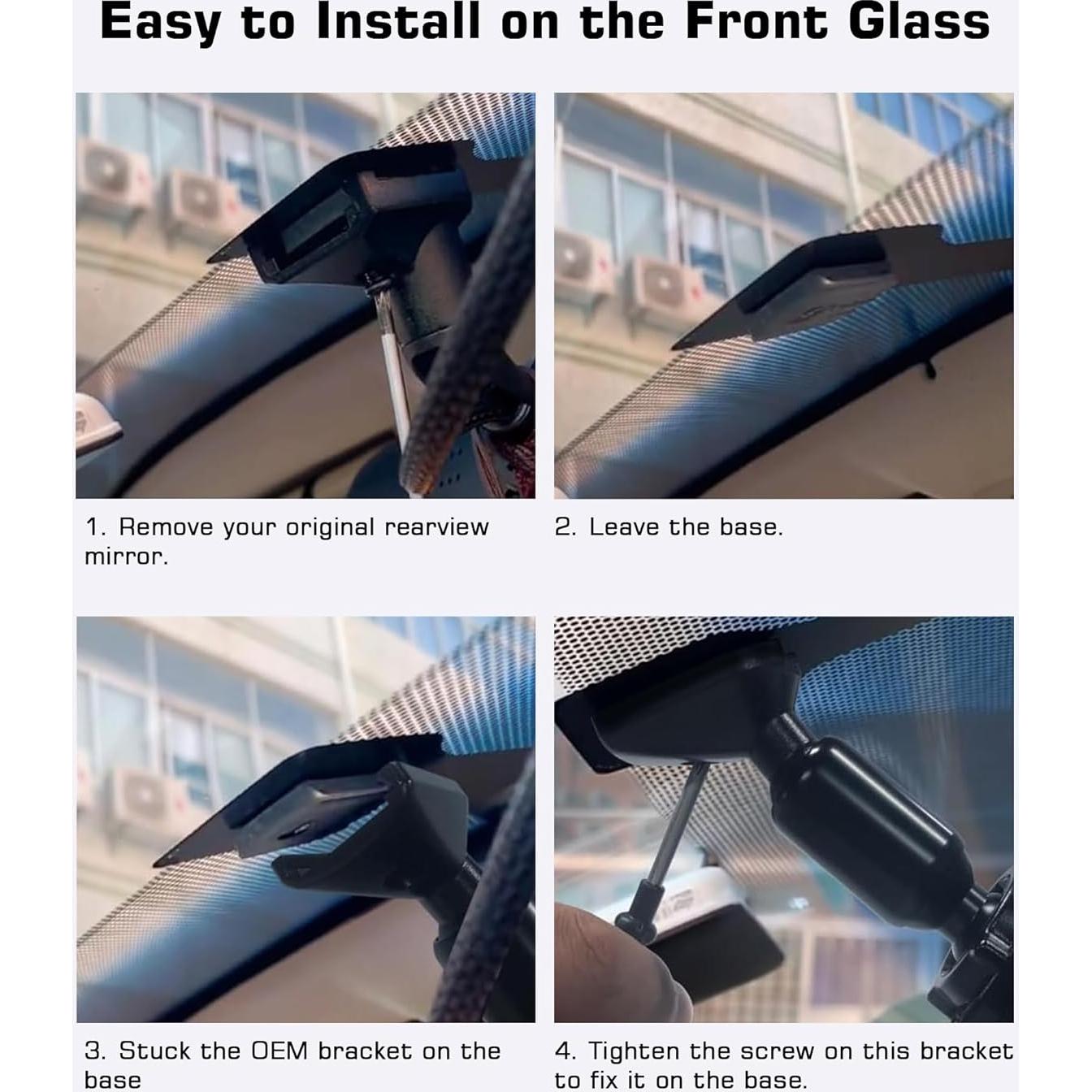 Soporte OEM Jansite para Cámara de Espejo T30 - Montaje Firme