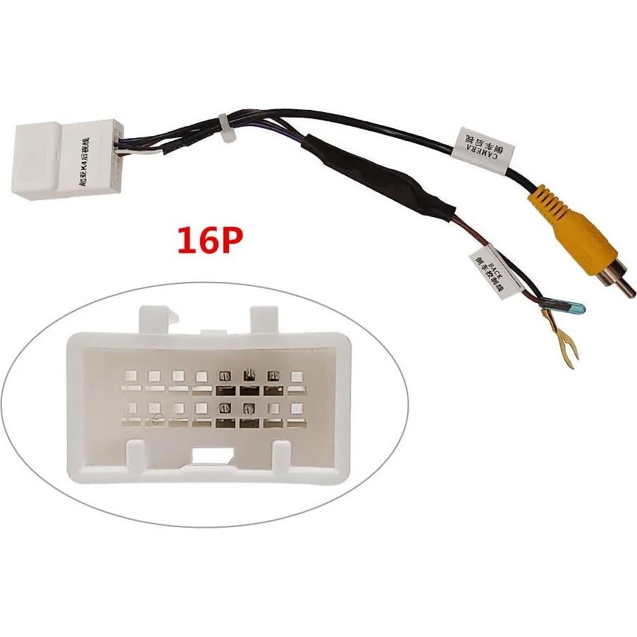 Adaptador de cámara de reversa 16 pines Hyundai Kia Betsycar