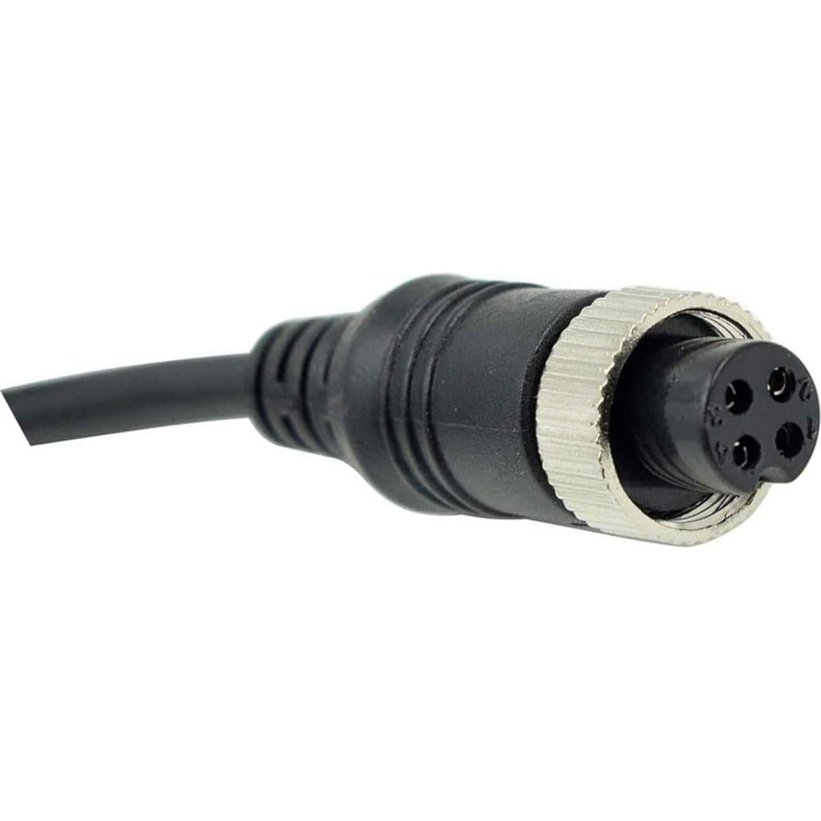 Cable de Extensión de Video de Aviación PEN 5M 4 Pines Impermeable