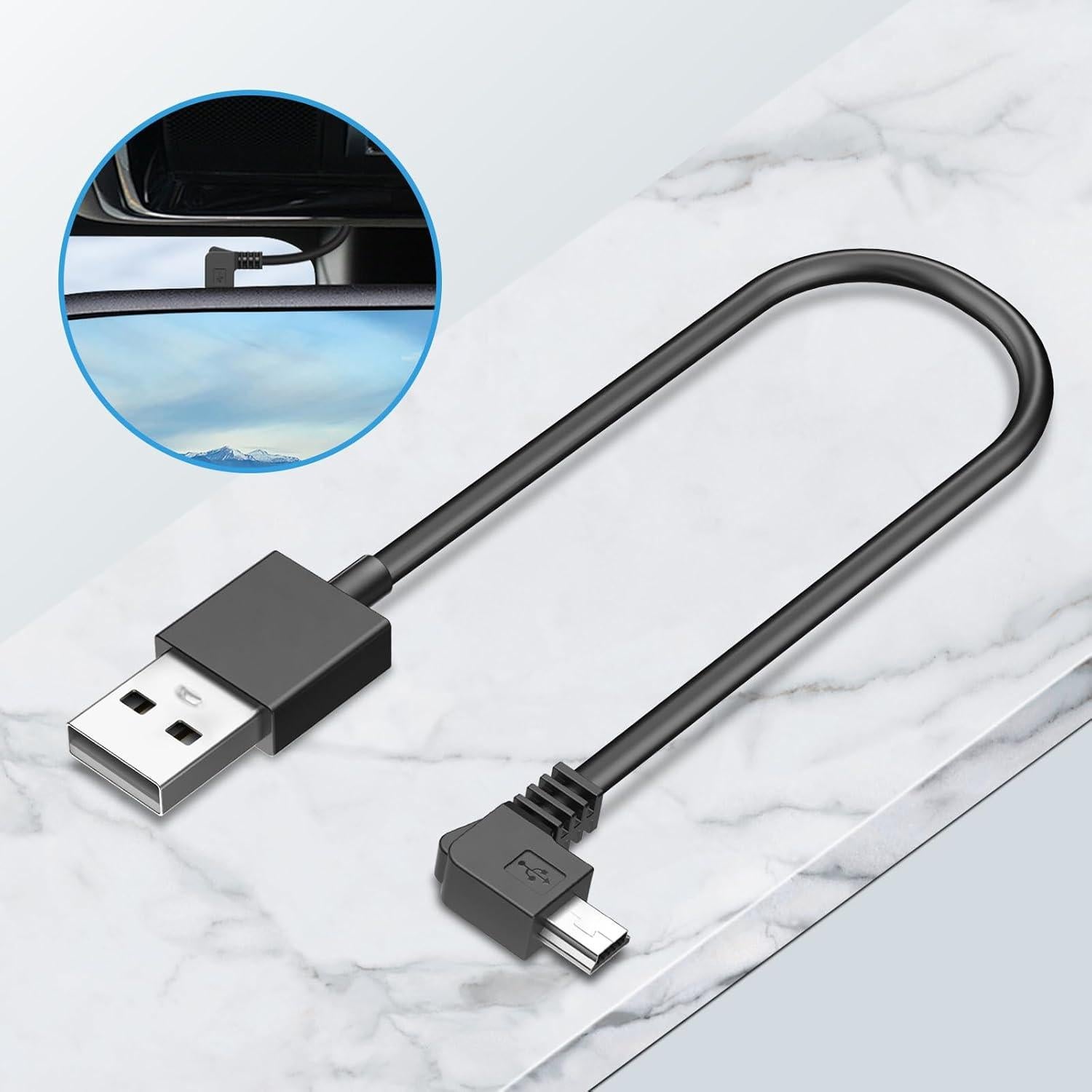 Cable de Alimentación USB Mini-B 5m para Cámara de Tablero