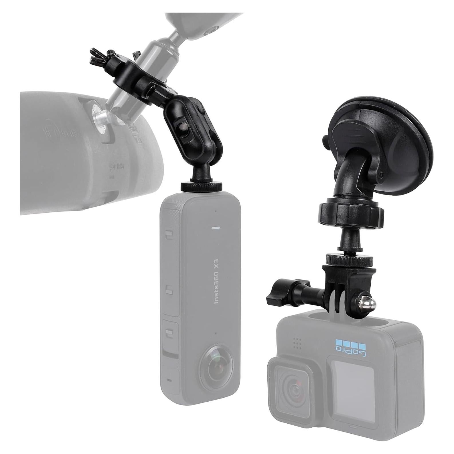 Soporte de Espejo Retrovisor PellKing para Cámaras de Acción