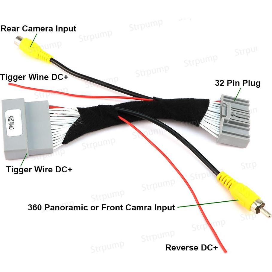 Adaptador RCA 32 pines para cámara Honda CR-V 2017-2019
