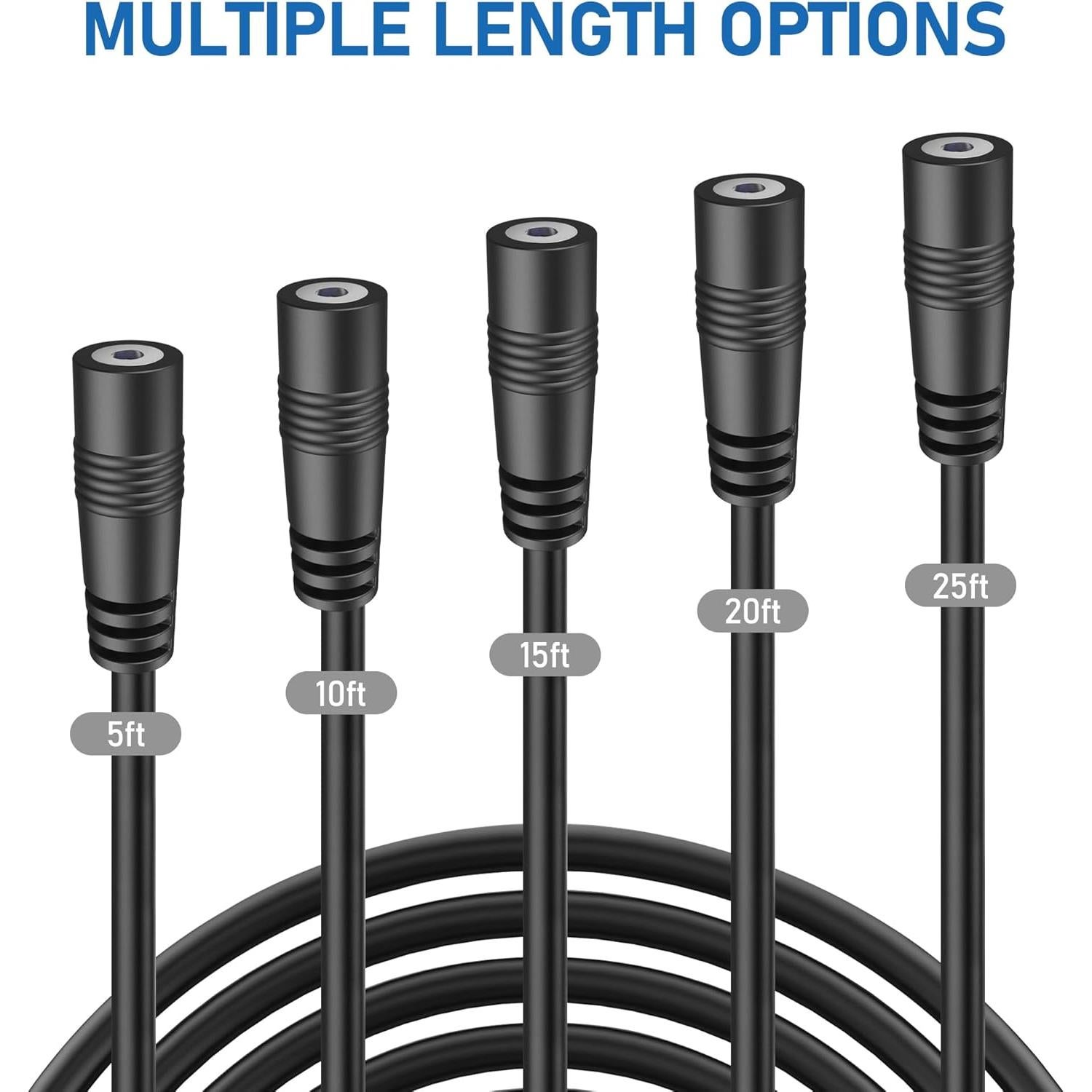 Cable de Extensión YQMAJIM 1.52m para Cámara de Respaldo 2.5mm