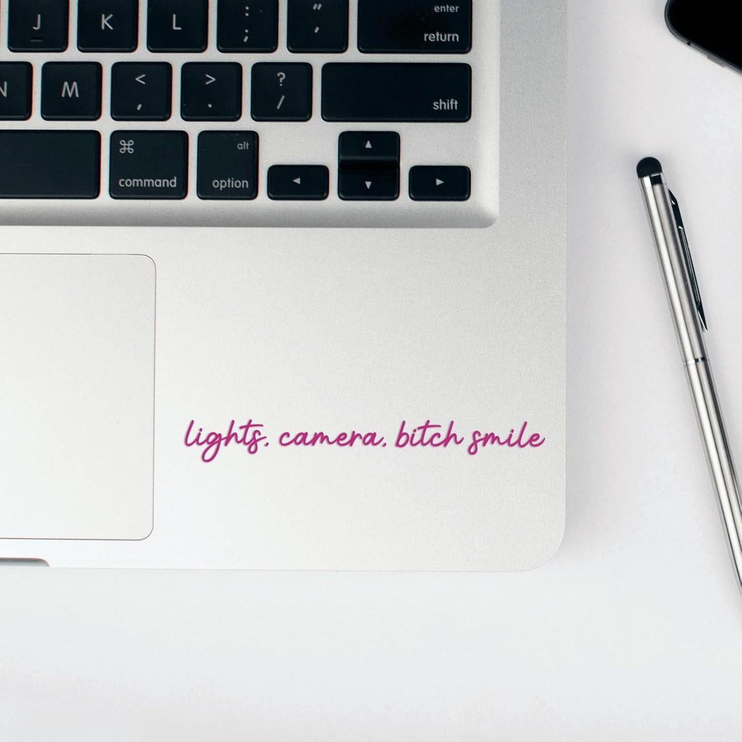 3 Calcomanías de Vinilo Rosa para Espejo Retrovisor de Coche