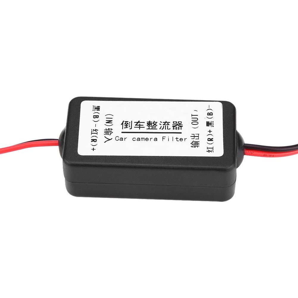 Filtro Rectificador 12V DC para Cámara de Espejo Retrovisor EVGATSAUTO