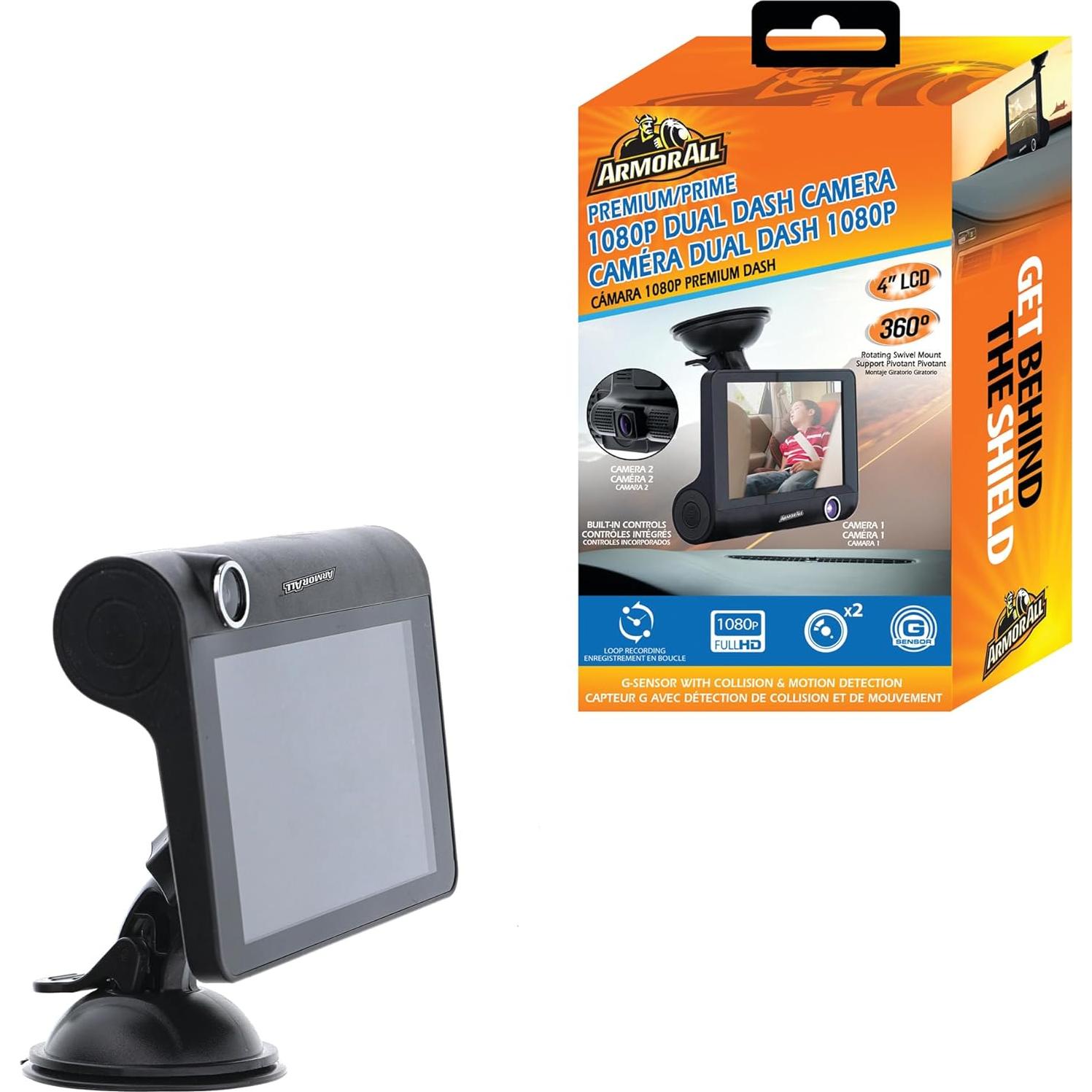 Cámara de tablero doble lente Xtreme Armor All 1080P