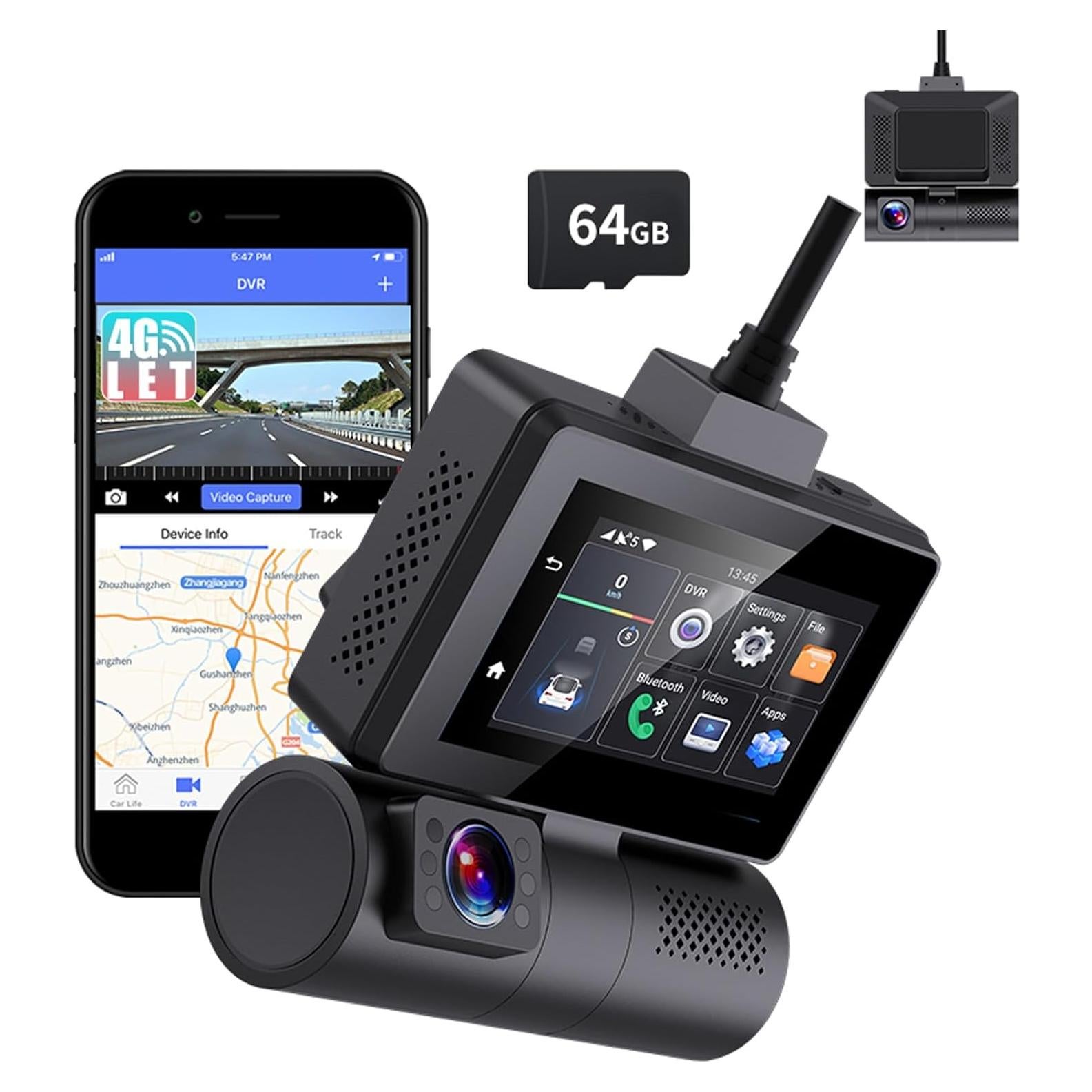 Cámara de Tablero Inteligente 4G LTE SZSHUFEN con GPS y Dual Lens