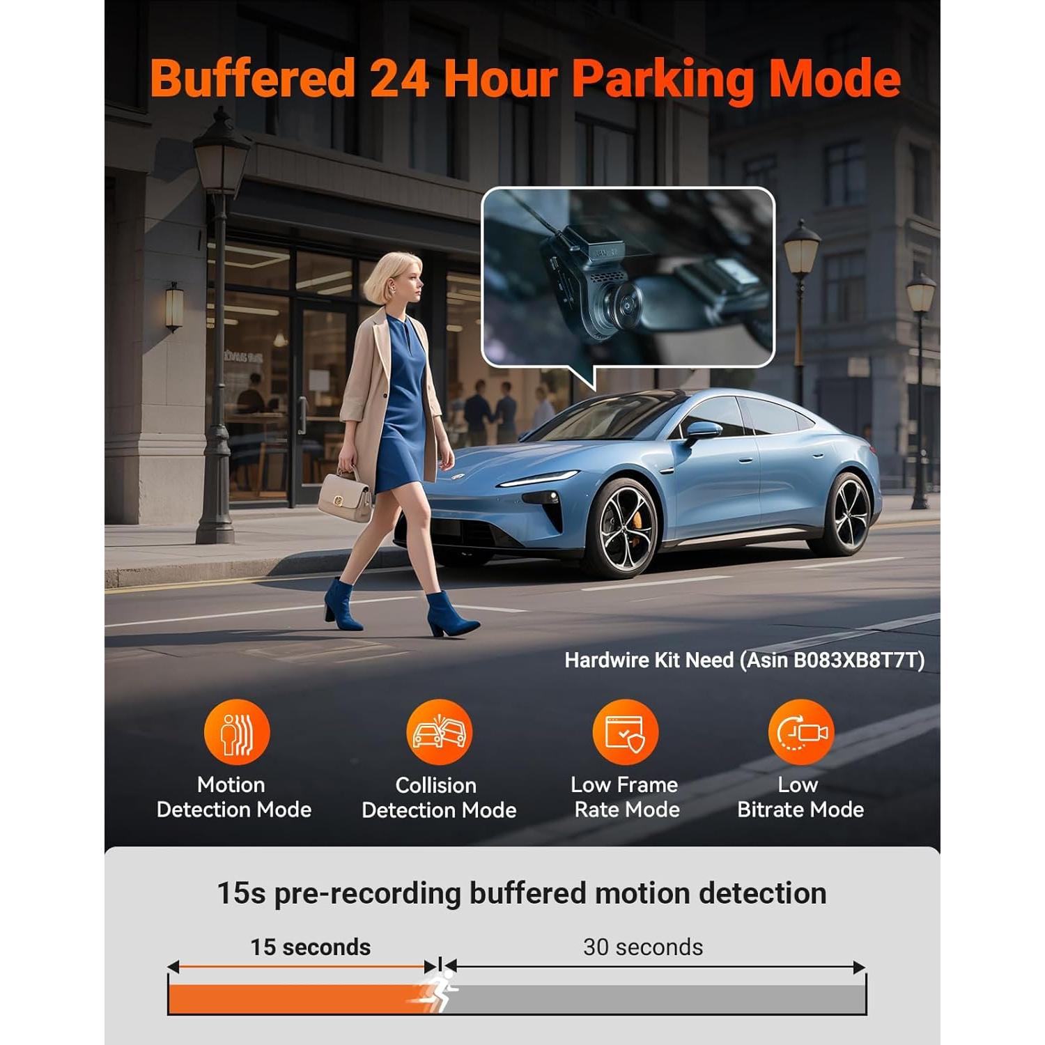 Cámara de Salpicadero Doble Vantrue S1 Pro 2.7K GPS WiFi