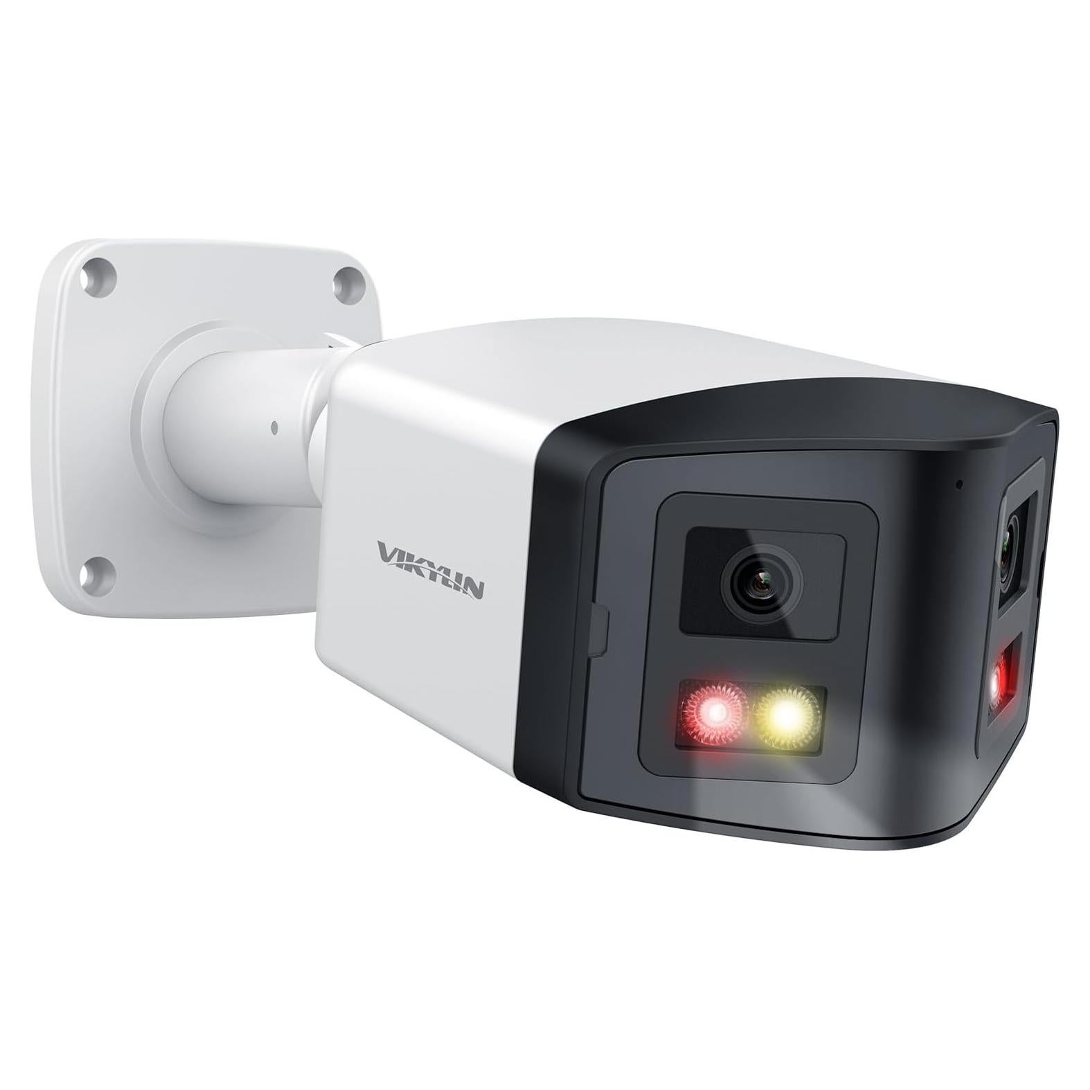 Cámara de Seguridad IP PoE VIKYLIN 4MP Doble Lente 180°