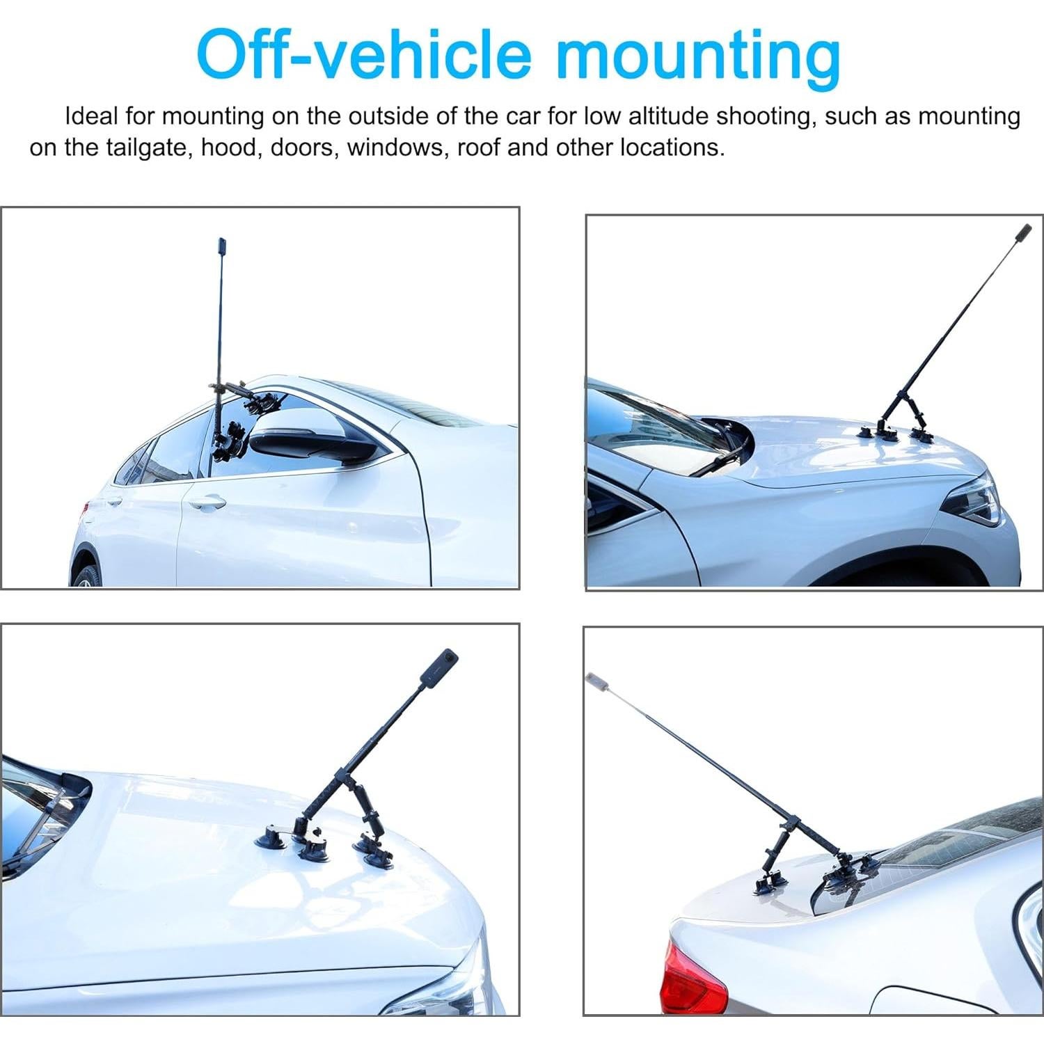 Soporte de Succión PellKing 5 en 1 para Cámaras de Acción