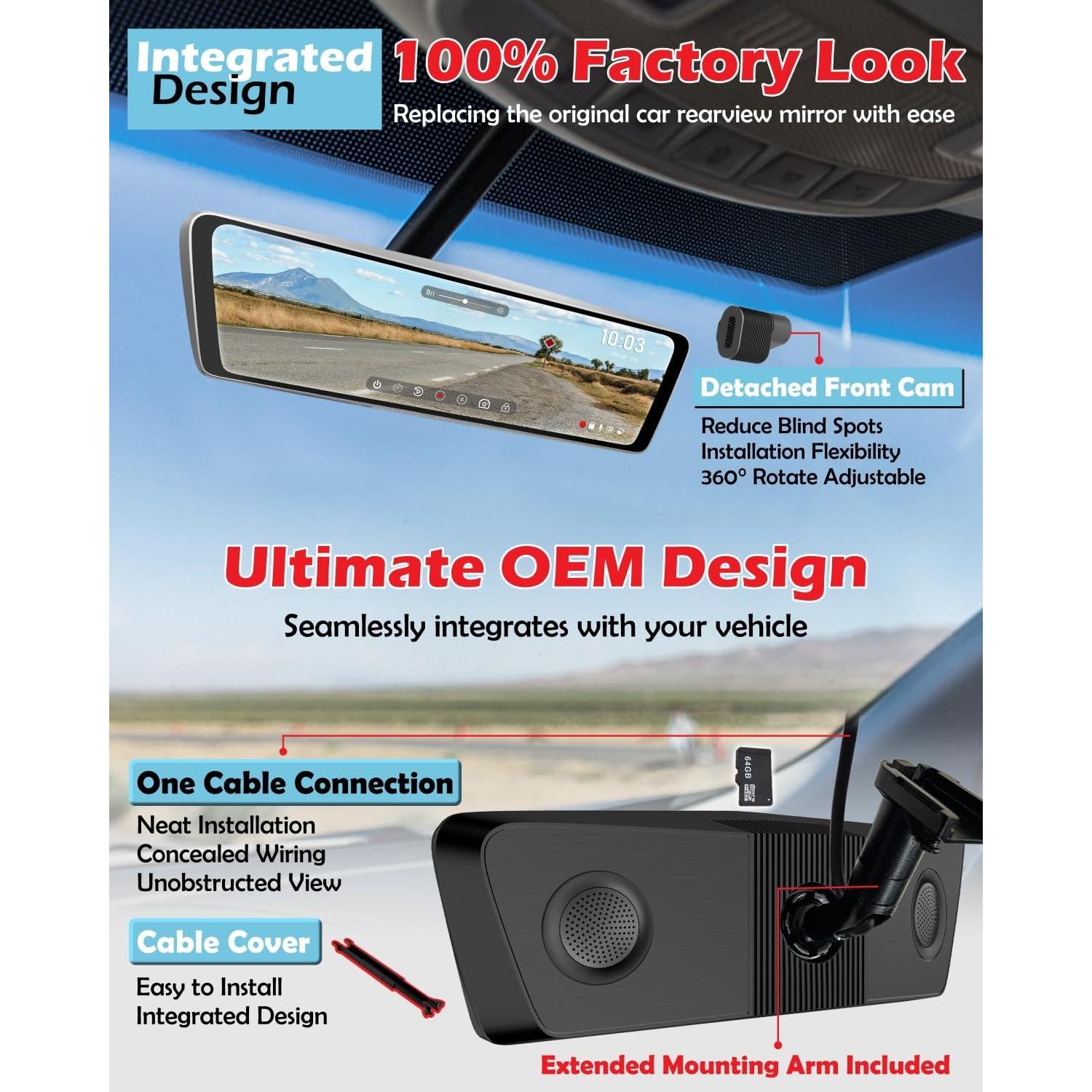 Cámara de Salpicadero NikoMaku ASX II 2K con GPS y Zoom