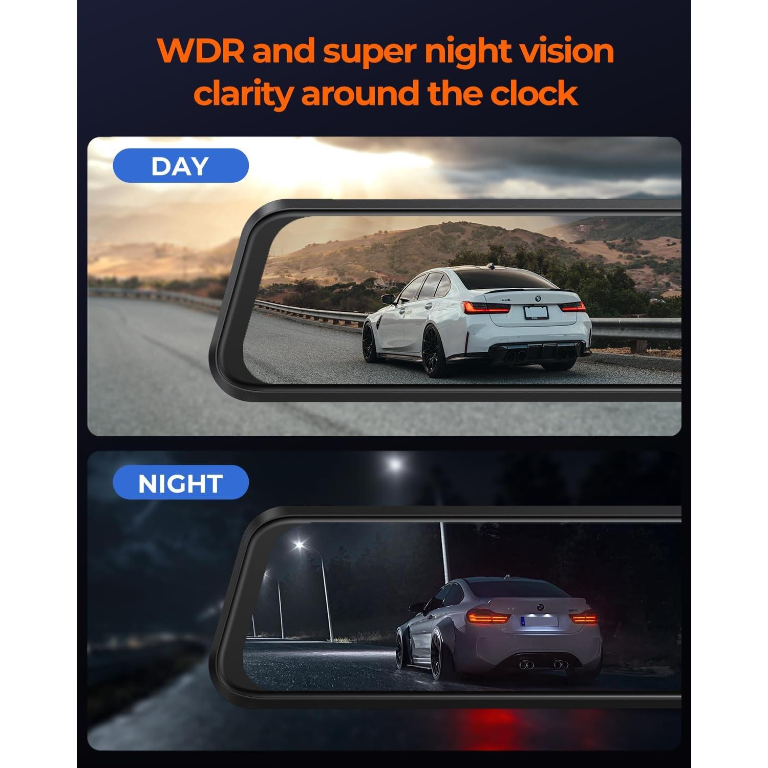 Cámara de Espejo Retrovisor Acumen M4 Quad 1080P 4 Canales