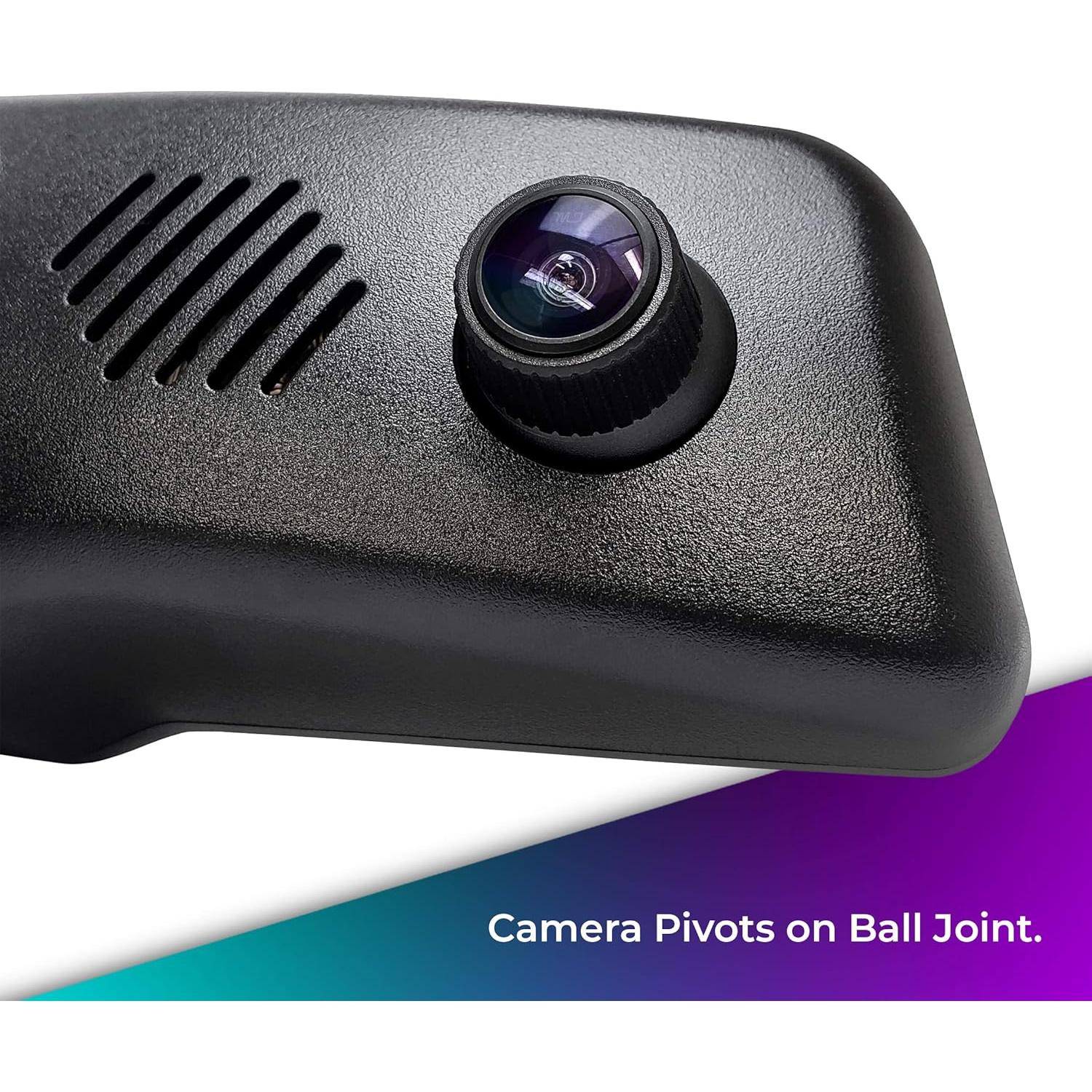 Master Tailgaters 10" OEM Rear View Mirror Dash Cam with 10" LCD Screen | Rearview Universal Fit | 1080p 30fps HD DVR | Dual Way Video Recorder with WiFi | Anti Glare | 1080p Backup Camera Included