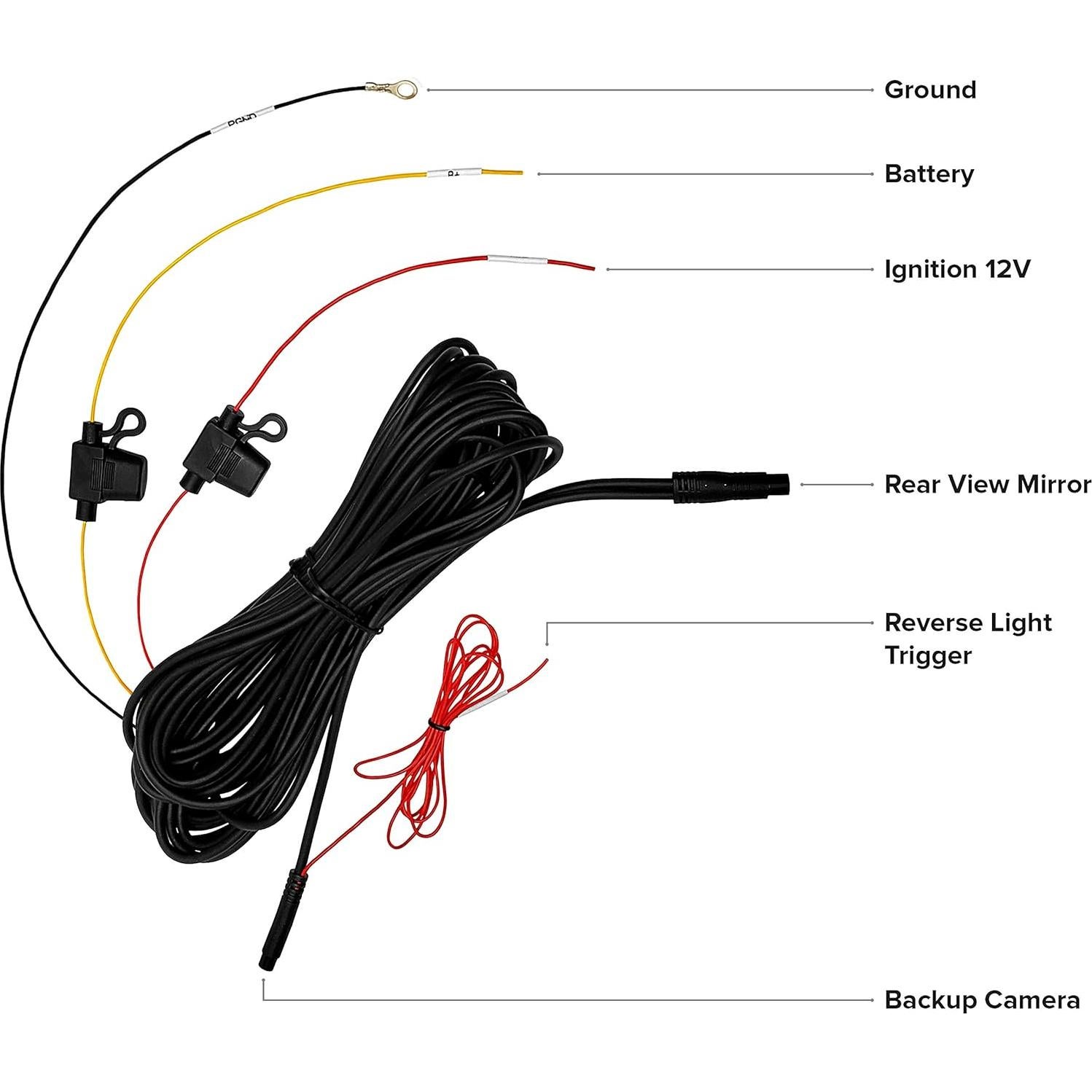 Master Tailgaters 10" OEM Rear View Mirror Dash Cam with 10" LCD Screen | Rearview Universal Fit | 1080p 30fps HD DVR | Dual Way Video Recorder with WiFi | Anti Glare | 1080p Backup Camera Included