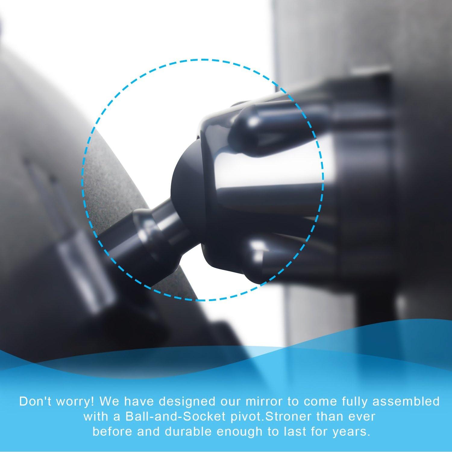 Espejo de Coche para Bebés Shynerk, 360° Ajustable, A Prueba de Roturas