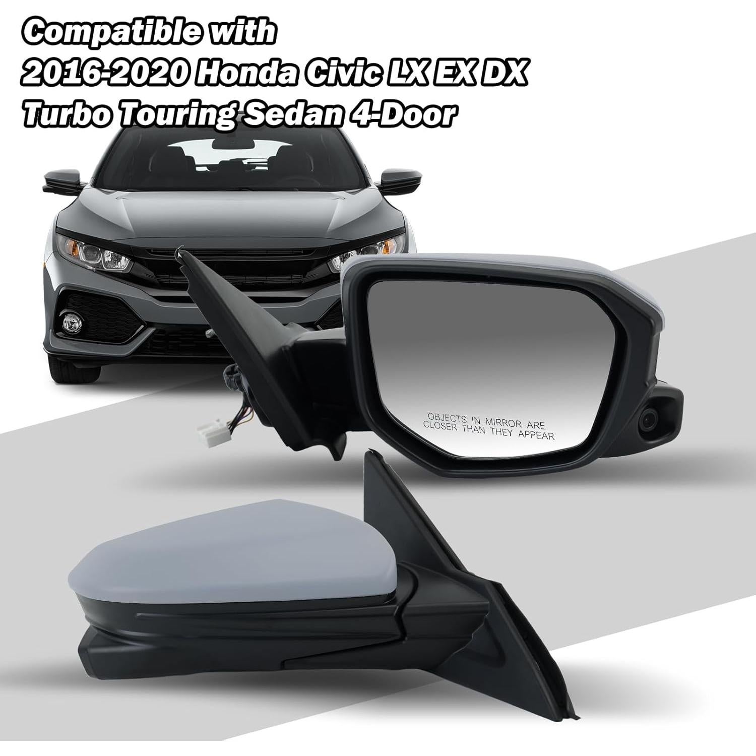 Espejo Lateral Derecho Honda Civic 2016-2021 MOFOAP con Cámara