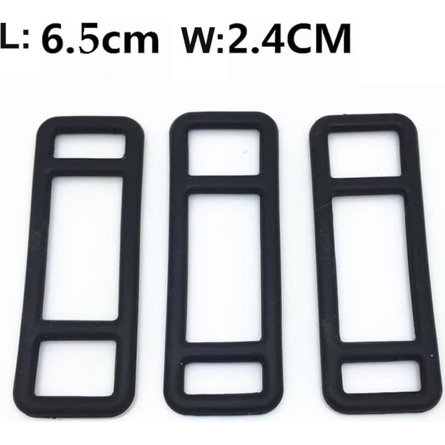 10 Correas de Montaje de Goma YehVeh para Cámara Espejo