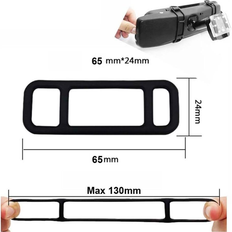 10 Correas de Montaje de Goma YehVeh para Cámara Espejo