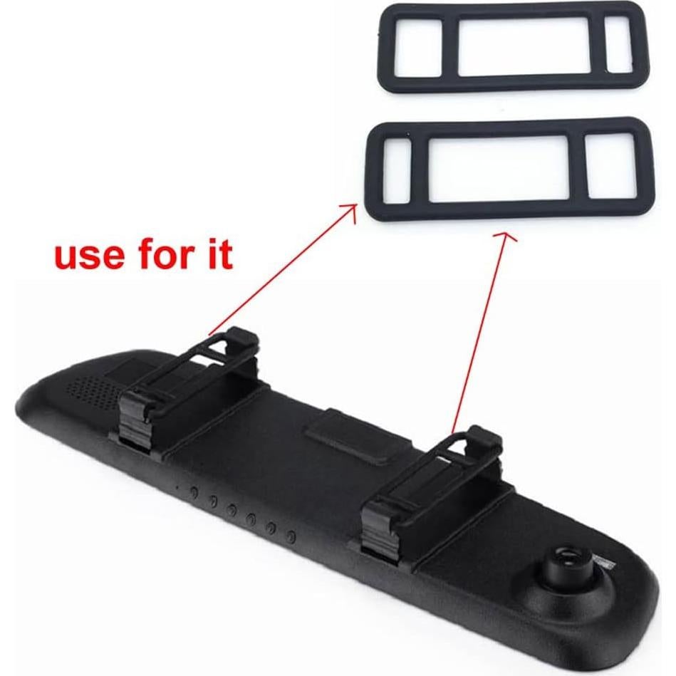 10 Correas de Montaje de Goma YehVeh para Cámara Espejo