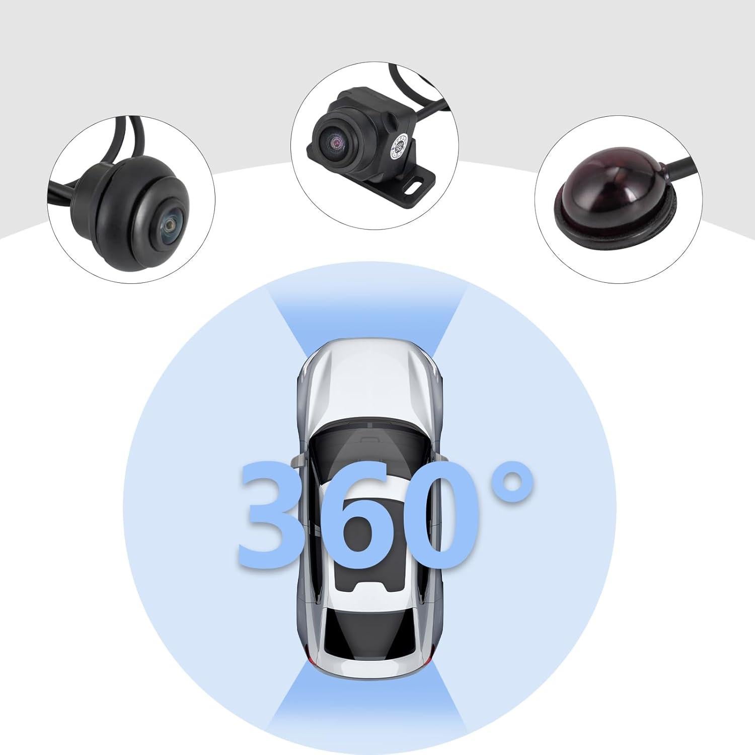 Sistema de Cámara de Vista Aérea 360° Dlinanta 720P Nocturna