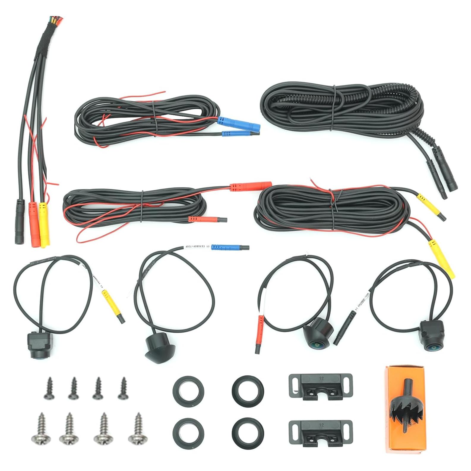 Cámara de Reversa Panorámica AHD 720P/1080P YJLSDZ 360°