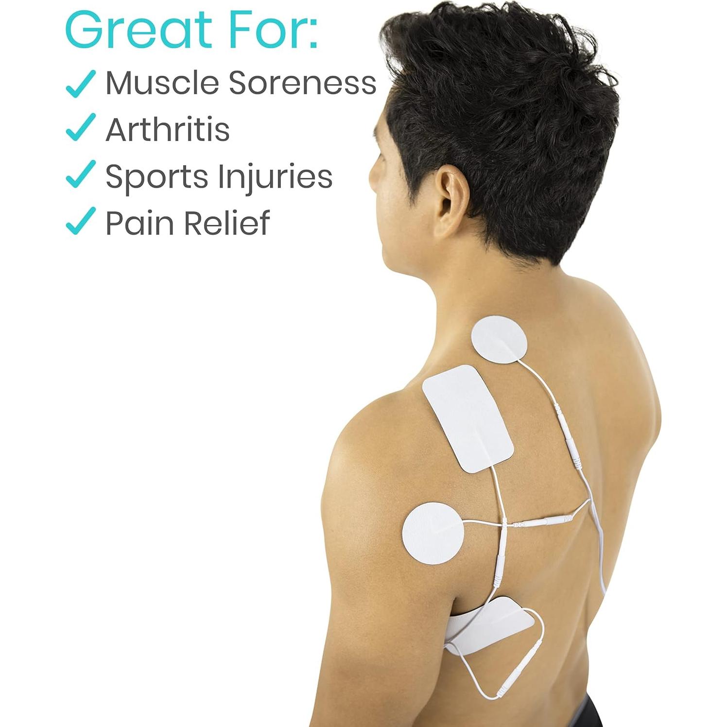 Estimulador Muscular TENS Vive BD22456 - 8 Modos de Masaje