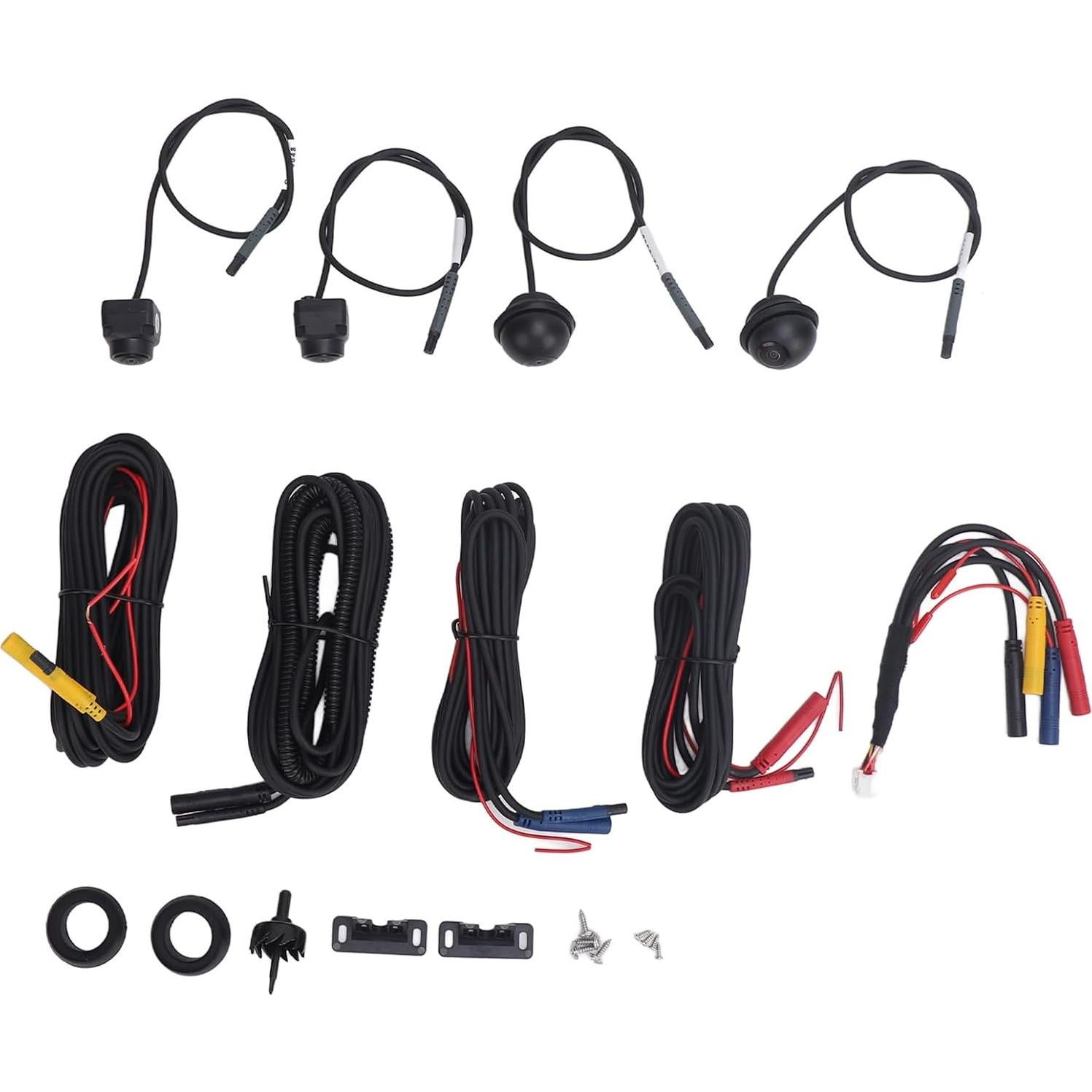 Sistema de Cámara Panorámica 360° HD 1080P Acouto para Auto