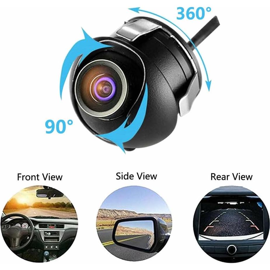 Cámara de Reversa RAGBUSCLE 360° IP67 para Automóvil