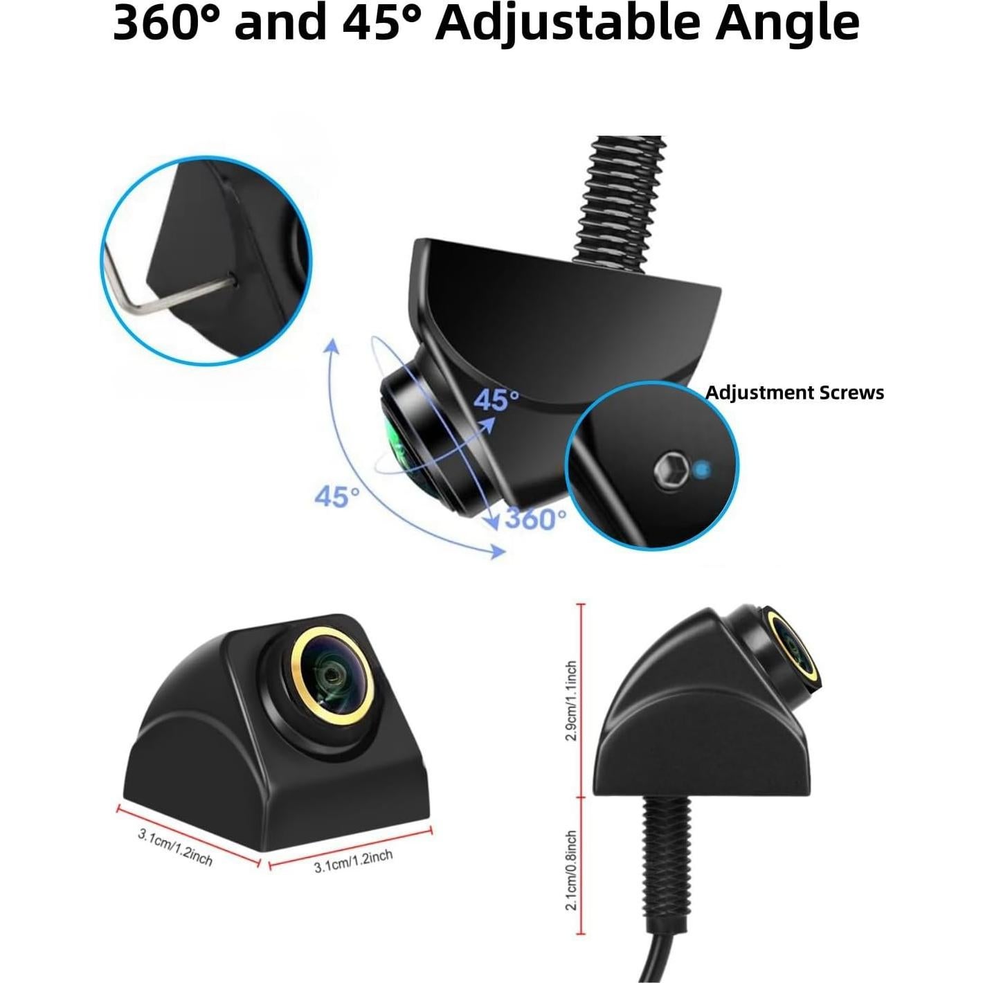 Cámara de Respaldo HD Epronic P1 360° Impermeable IP68K