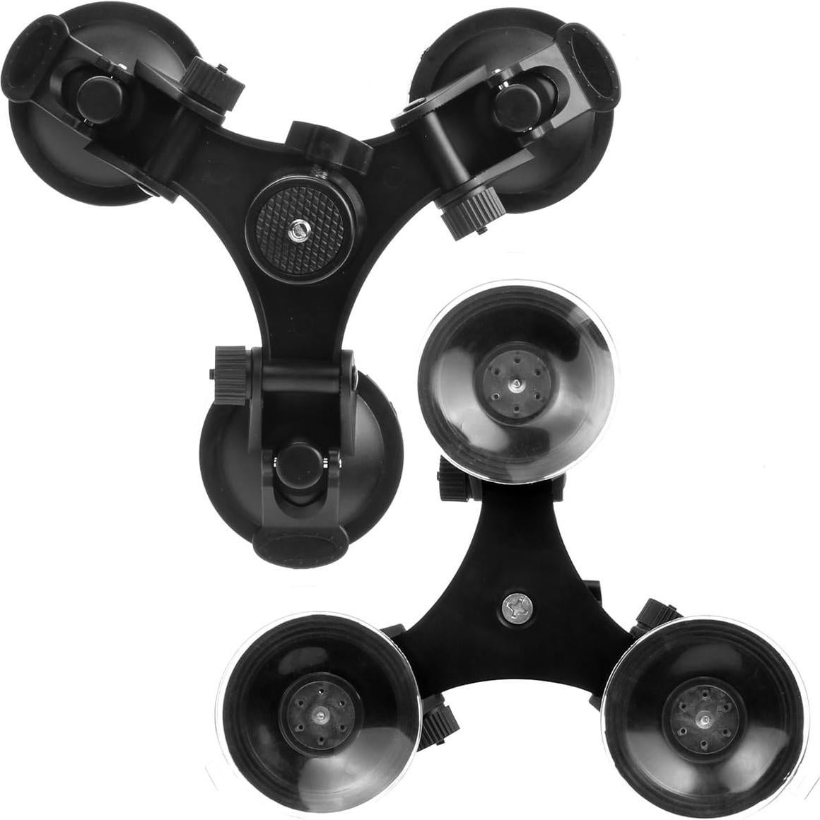 Soporte de cámara de succión triple EZESO 360° para coche