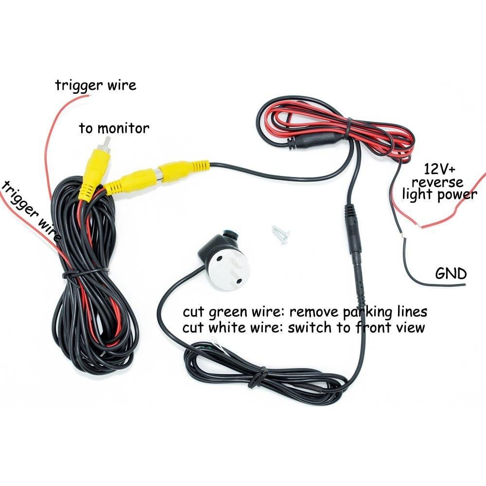 Cámara de Respaldo Auto Wayfeng® HD CCD 360° Impermeable