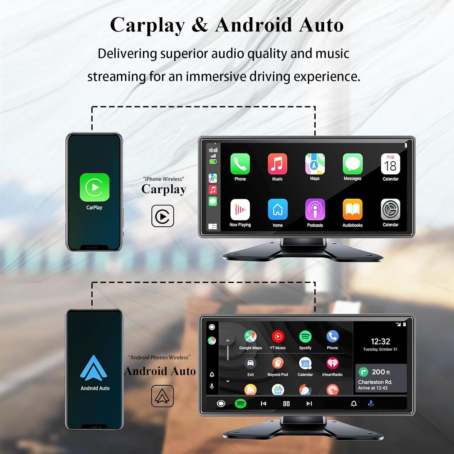 Sistema de Cámara de Respaldo LASTBUS L-10.36BSD 4 Cámaras 1080P